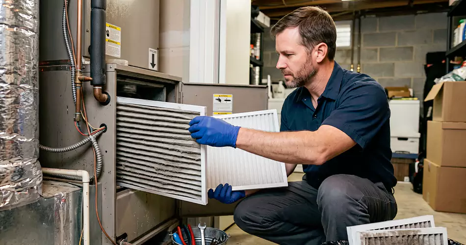 AC Filter Cleaning