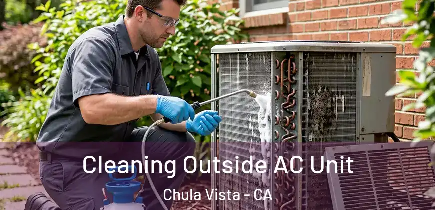 Cleaning Outside AC Unit Chula Vista - CA